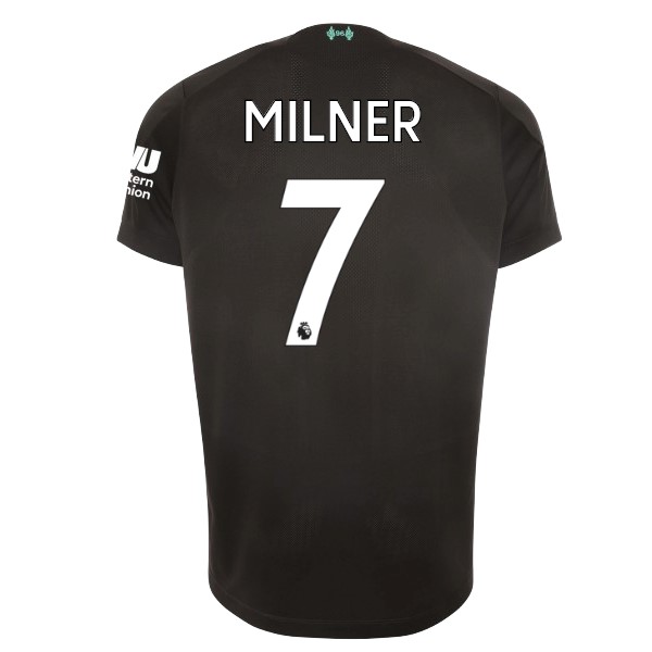 Trikot Liverpool NO.7 Milner Ausweich 2019-20 Schwarz Fussballtrikots Günstig